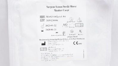 Pharma-Sept MAS2110 Surgeon Screen Sterile Sleeve Monitor Cover